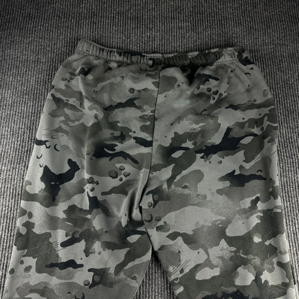 Nike Dri-FIT Camo Joggers Mens 3XL Tall Grey Black Sweatpants CU6200-010